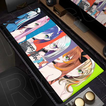 Zero Two Crimson Darling Desk Mat – Darling in the FranXX Anime Mousepad