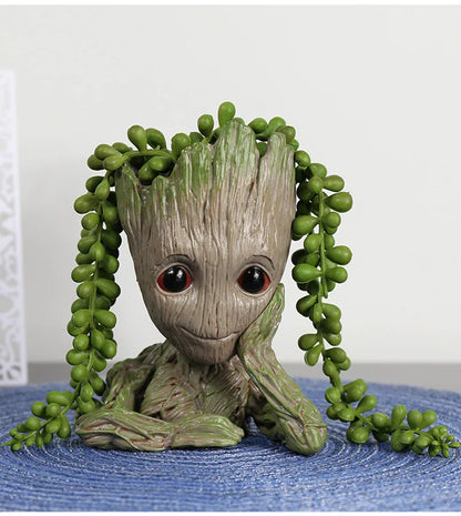 Baby Groot Planter Pot – Cute Tree Man Flower Holder