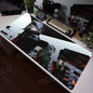 Tokyo Ghoul Anime XXL Desk Pad – Large Gaming Mouse Mat for Home Office & PC Setup, Black & White Comic Style Keyboard & Mouse Pad with Stitched Edge