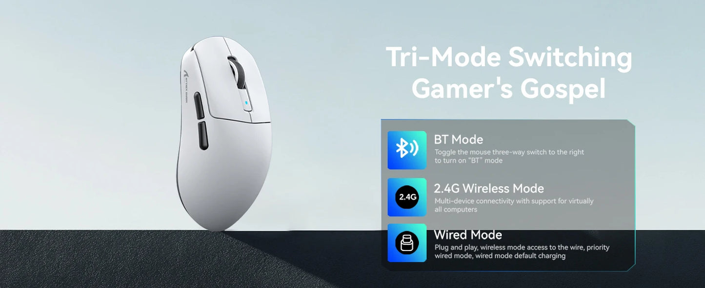 Attack Shark R6 Ultra-Light Wireless Gaming Mouse