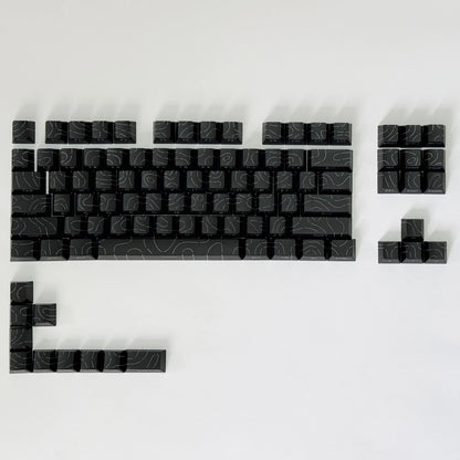 Aurora SideGlow Keycaps – Gradient RGB Shine-Through PBT