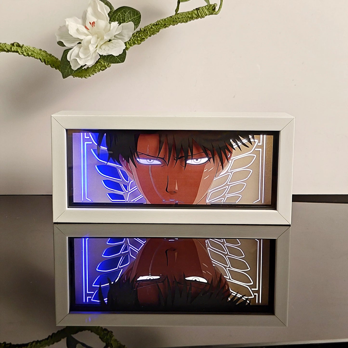 3D Anime Motion LED Lightbox – RGB Night Lamp for Bedroom & Desk Decor