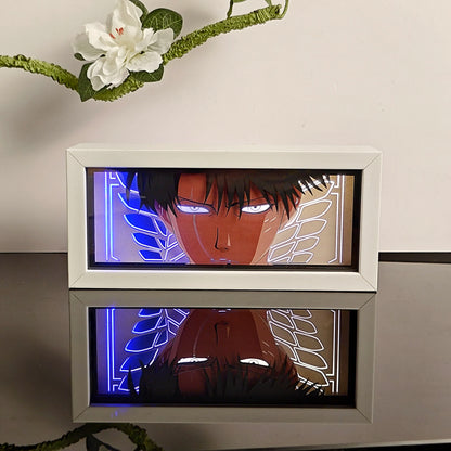 3D Anime Motion LED Lightbox – RGB Night Lamp for Bedroom & Desk Decor