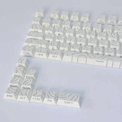 Aurora SideGlow Keycaps – Gradient RGB Shine-Through PBT