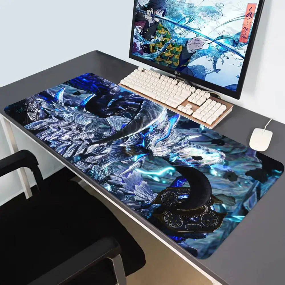 Devil May Cry Dante, Vergil & Nero XXL Gaming Mouse Pad – Anime Extended Desk Mat (900×400mm)