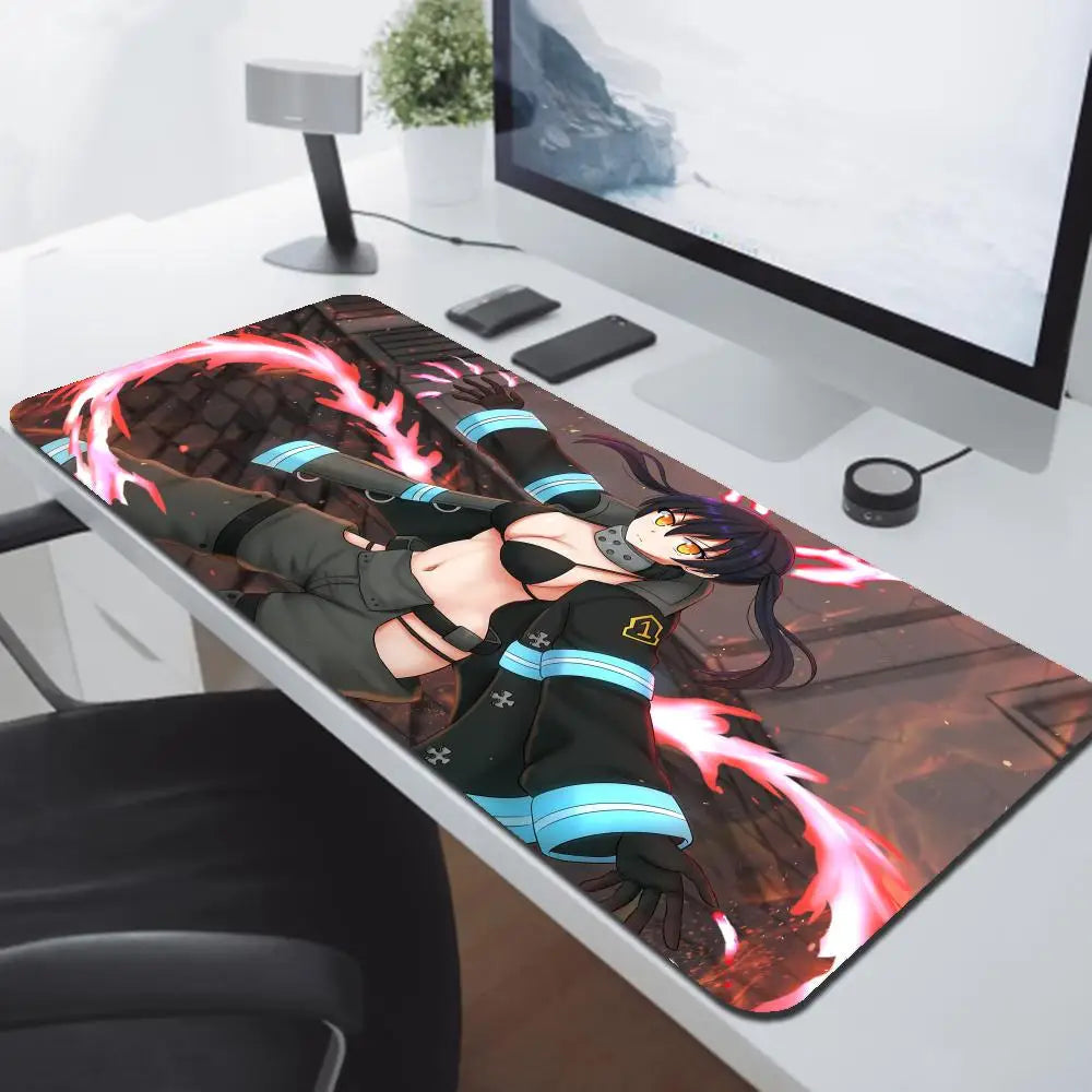 Inferno XL Gaming Desk Mat 1200x600mm – Extended Speed Mousepad