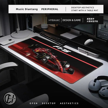 F1 Racer 33 XXL Gaming Desk Mat – Non-Slip Mousepad