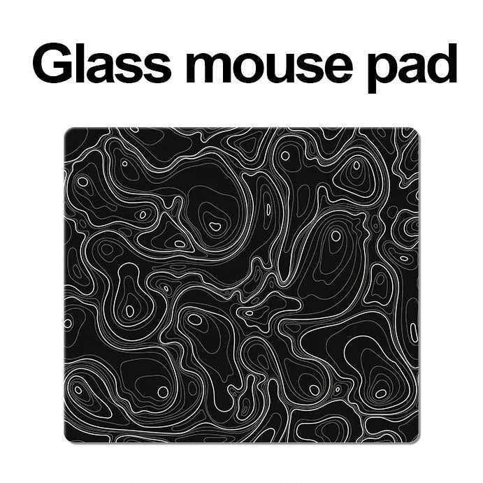 SolarGlide XXL – Ultra-Smooth Glass Gaming Mouse Pad for Precision Aim (FPS Ready)