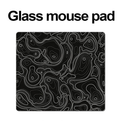 SolarGlide XXL – Ultra-Smooth Glass Gaming Mouse Pad for Precision Aim (FPS Ready)