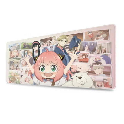 SPY×FAMILY Anya Forger XXL Gaming Mouse Pad (900×400mm) – Kawaii Anime Desk Mat with Anti-Slip Base