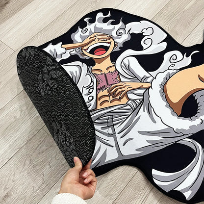 One Piece Gear 5 Luffy Rug – Non-Slip Anime Carpet for Bedroom, Gaming Room & Otaku Decor