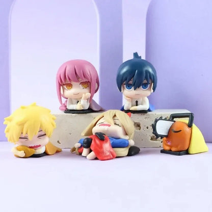 Chainsaw Man Kawaii Mini Figure Set – Chibi PVC Collectibles