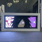 Uchiha Sasuke & Uzumaki Naruto 3D Anime LED Light Box