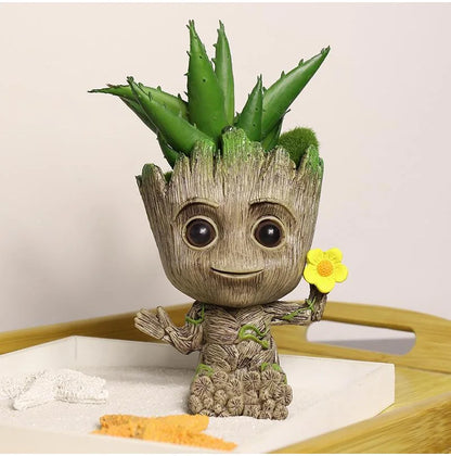 Baby Groot Planter Pot – Cute Tree Man Flower Holder