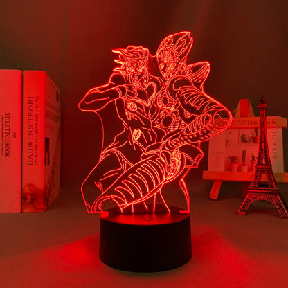 JoJo's Bizarre Adventure Hol 3D LED Night Light