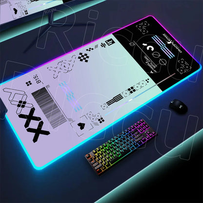 RGB XXL Gaming Mouse Pad – LED Backlit CSGO Desk Mat | Large Non-Slip Keyboard & Mouse Pad for PC Gaming Setup