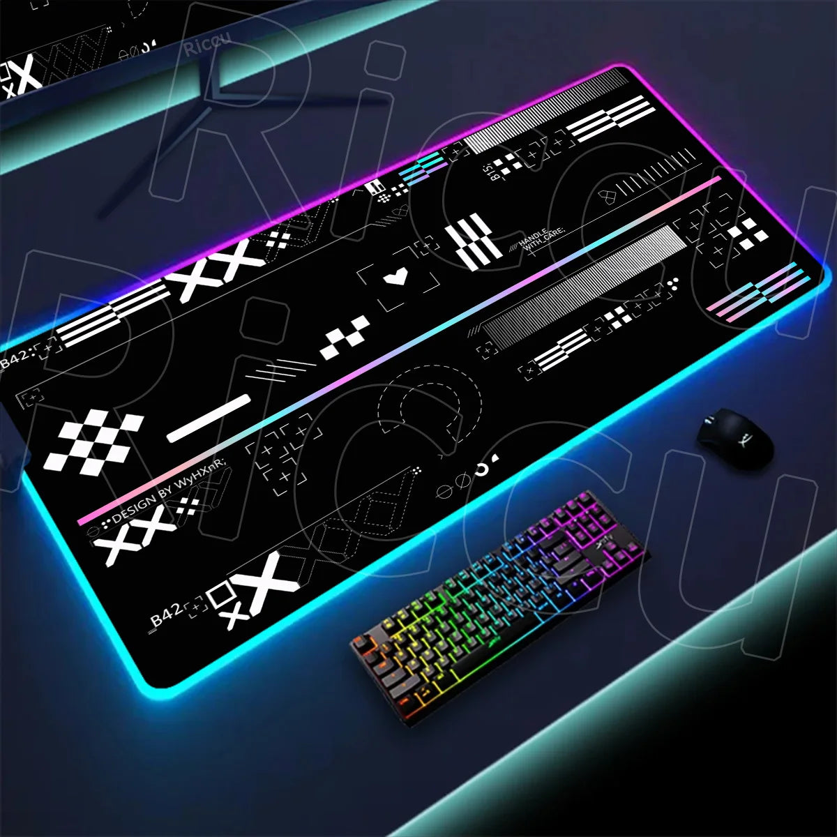 RGB XXL Gaming Mouse Pad – LED Backlit CSGO Desk Mat | Large Non-Slip Keyboard & Mouse Pad for PC Gaming Setup