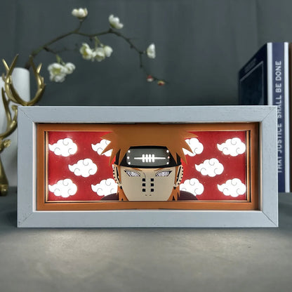 Uchiha Sasuke & Uzumaki Naruto 3D Anime LED Light Box