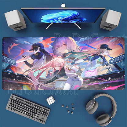Gaming Mousepad Aemeath Wuthering  400x900mm HD Printing Desk Mat
