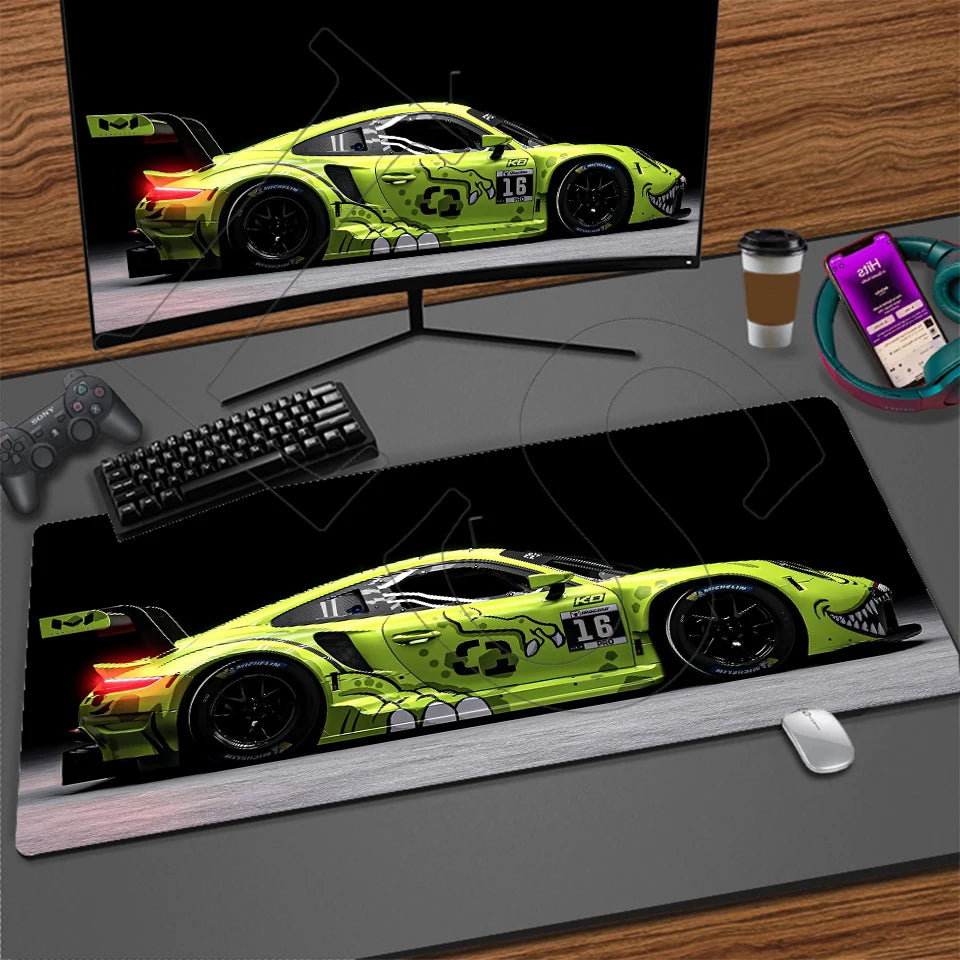 Sports Car XXL Gaming Mouse Pad – Non-Slip Desk Mat