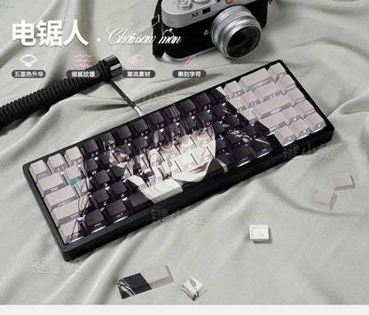 MAKIMA ECLIPSE Keycap Set – 82-Key Translucent PBT | Anime Edition