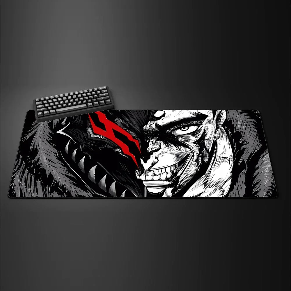 Berserk Guts Anime XXL Gaming Mouse Pad – Varmilo Style Desk Mat