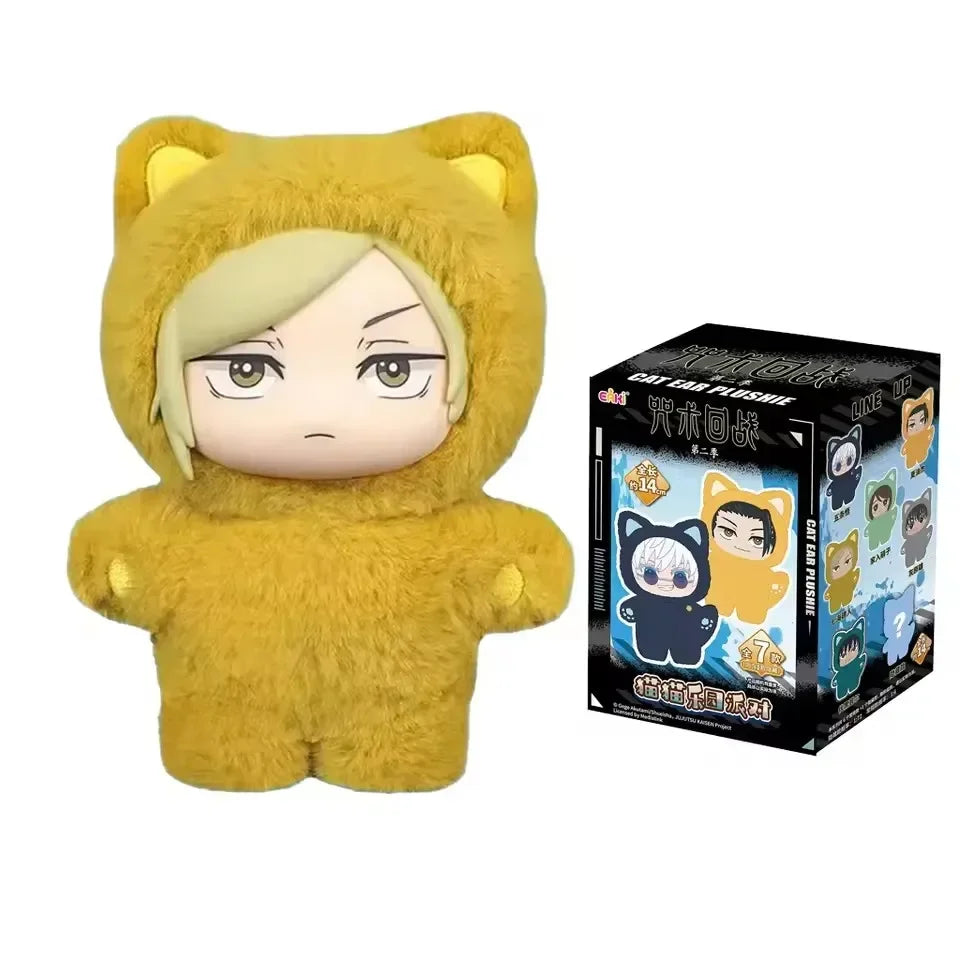 JJK Cat Plush Blind Box – Jujutsu Kaisen  Anime Keychain Pendant Collectible