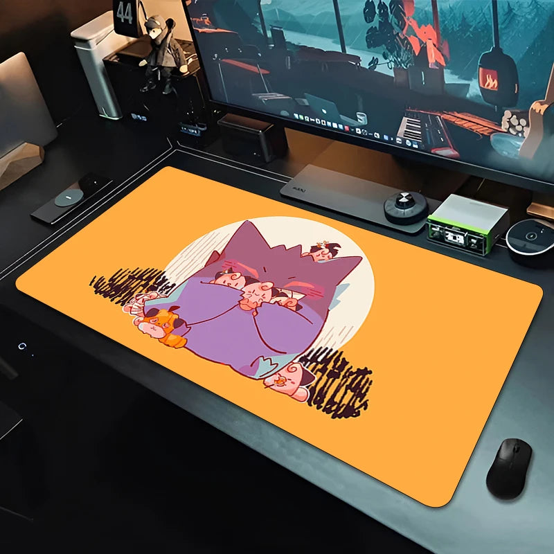 Gengar Anime Extended Gaming Mouse Pad Desk Mat