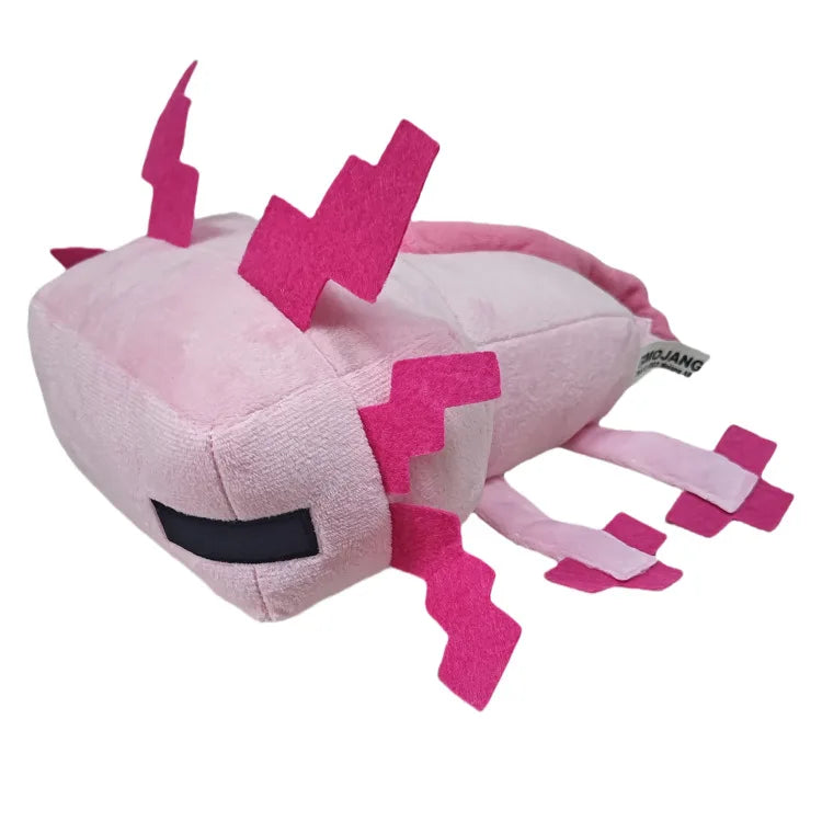 Minecraft Axolotl Plush Toy – Cute Axolotl Stuffed Animal Soft Plush Doll Gift for Kids & Gamers