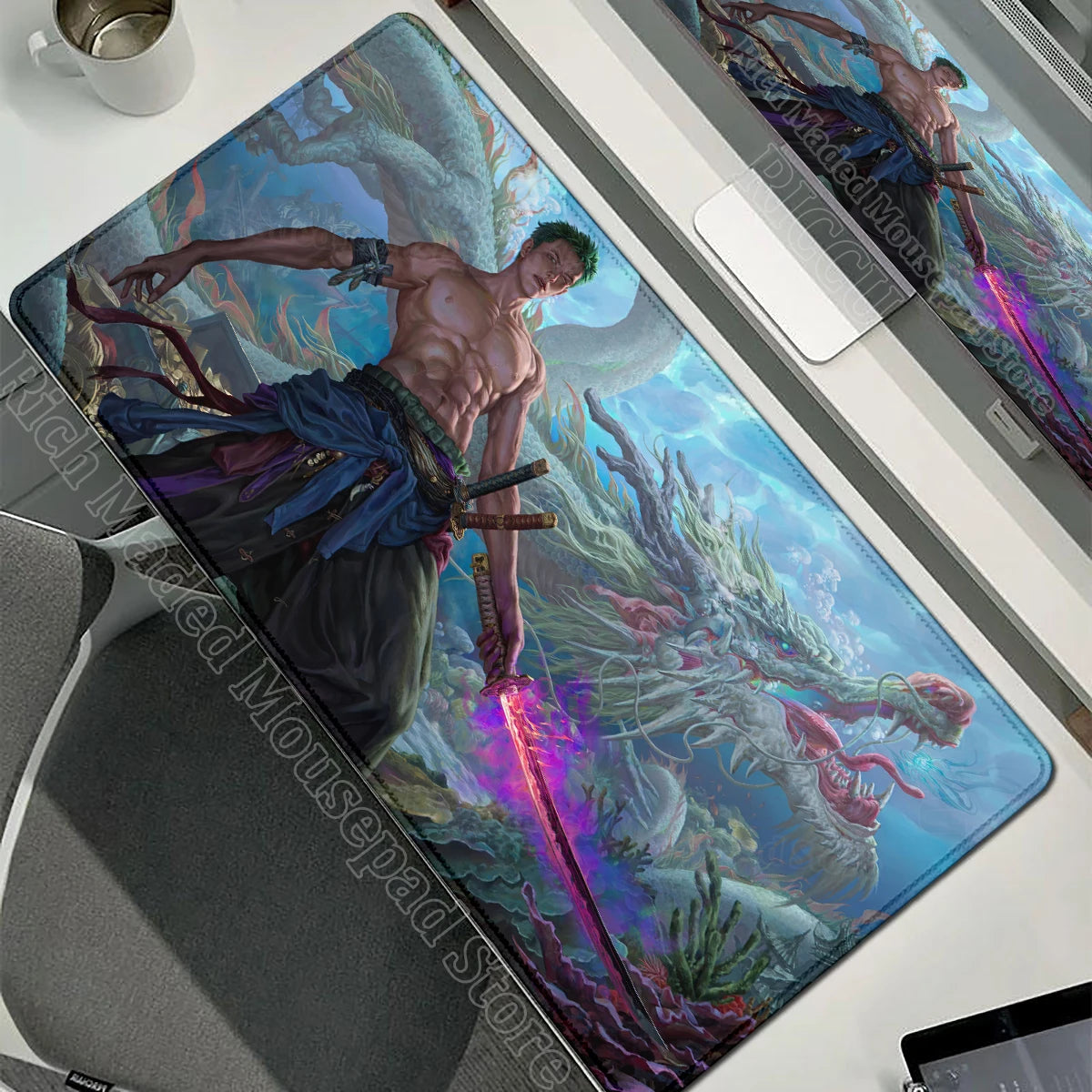 Anime XXL Gaming Desk Mat 1200x600mm – Extended Speed Surface