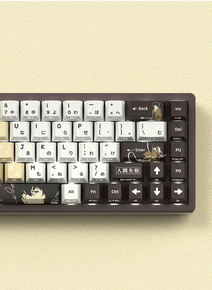 NEON SHOGUN Keycap Set – 129-Key Anime PBT Side-Glow Edition