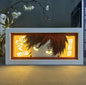 Uchiha Sasuke & Uzumaki Naruto 3D Anime LED Light Box