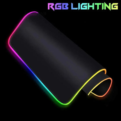 RGB Car Gaming Mouse Pad – LED Desk Mat