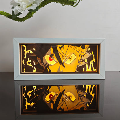 3D Anime Motion LED Lightbox – RGB Night Lamp for Bedroom & Desk Decor
