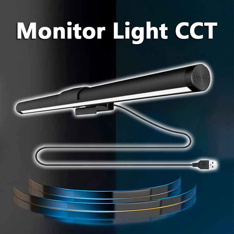 LED Monitor Light Bar – Eye-Care Screen Light with Stepless Dimming for Computer Monitors, Work & Gaming