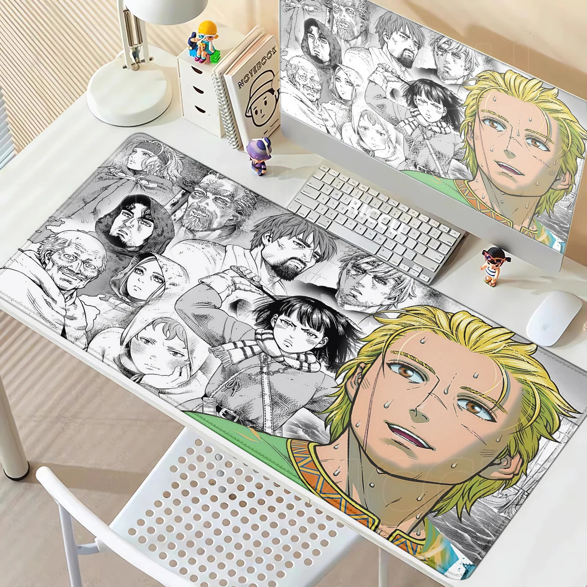 Vinland Saga XL E-Sports Desk Mat – LockEdge Edition | Anti-Slip Anime Mousepad