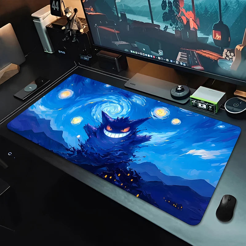 Gengar Anime Extended Gaming Mouse Pad Desk Mat