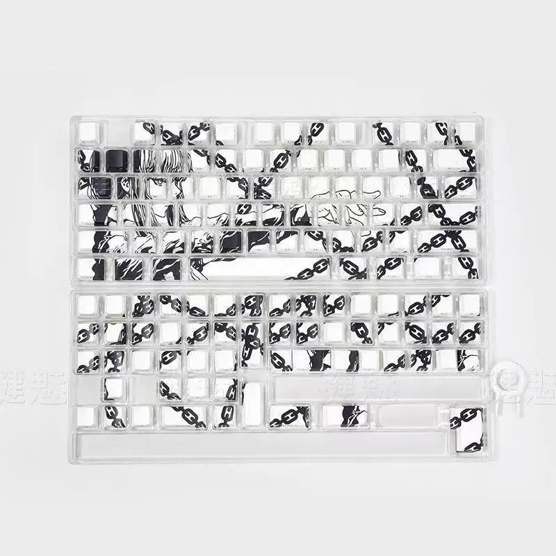 MAKIMA NOIR Keycap Set – 129-Key Anime PBT Japan Edition