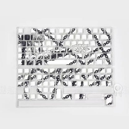 MAKIMA NOIR Keycap Set – 129-Key Anime PBT Japan Edition