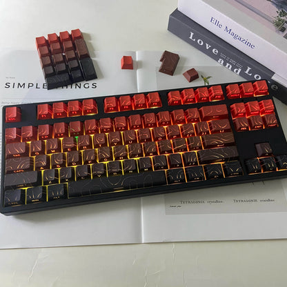 Aurora SideGlow Keycaps – Gradient RGB Shine-Through PBT