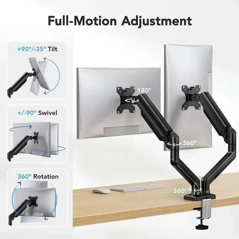FlexView Pro Dual Monitor Arm (13–32")