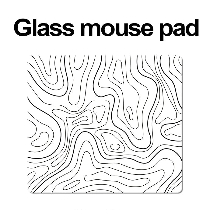 SolarGlide XXL – Ultra-Smooth Glass Gaming Mouse Pad for Precision Aim (FPS Ready)
