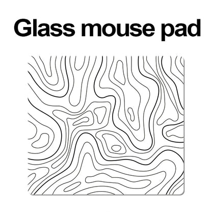 SolarGlide XXL – Ultra-Smooth Glass Gaming Mouse Pad for Precision Aim (FPS Ready)