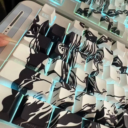 MAKIMA NOIR Keycap Set – 129-Key Anime PBT Japan Edition