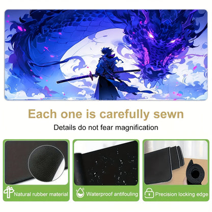 Anime Dragon Boy Large Gaming Mouse Pad Desk Mat