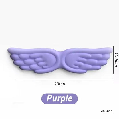Angel Wing Memory Foam Wrist Rest Set | Keyboard & Mouse | Ergonomic Non-Slip