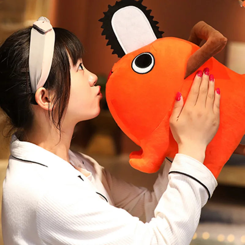 Chainsaw Man Pochita Plush Doll – Soft Cartoon Pillow Toy (10/20/25/40cm Options)
