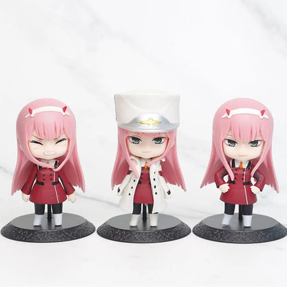 Zero Two Chibi Anime Figure 10 cm – PVC Collectible with Stand
