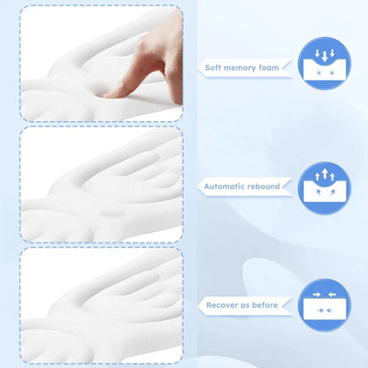 Angel Wing Memory Foam Wrist Rest Set | Keyboard & Mouse | Ergonomic Non-Slip
