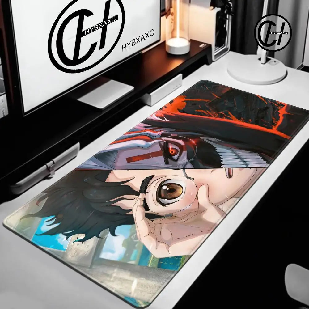 Dandadan Ayase Momo & Takakura Ken XXL Gaming Mouse Pad – Anime Desk Mat with Non-Slip Base